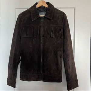 Real Suede Fringe Jacket